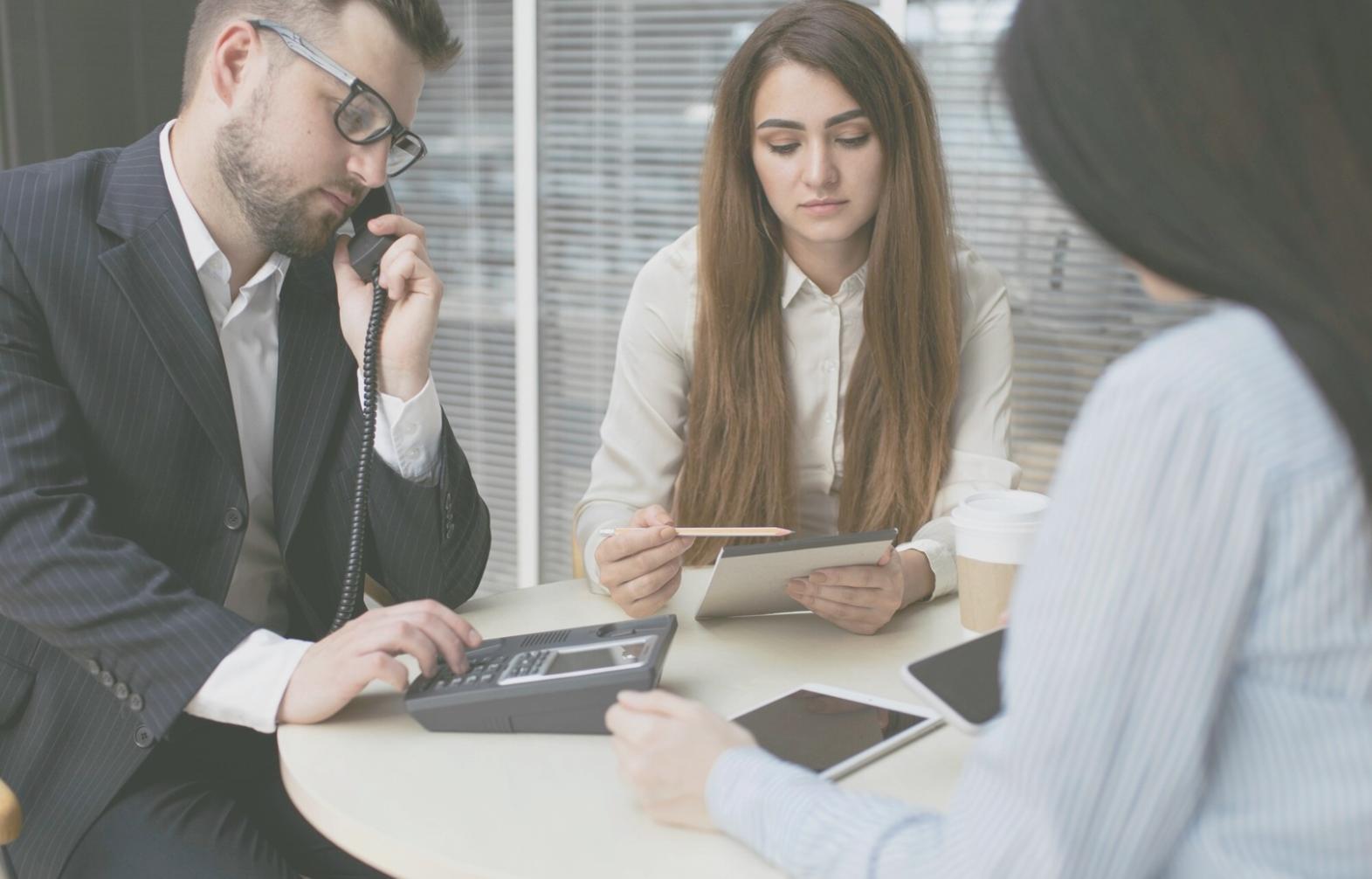 Professional consultation meeting about long-term investment planning